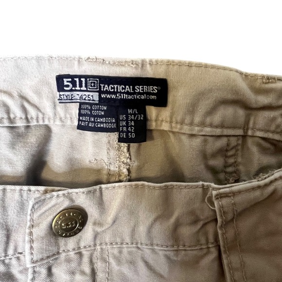 5.11 Tactical Series Mens Cargo Pants Size 34/32 Double Walled Knees Work Lot/ 2 - Picture 4 of 16